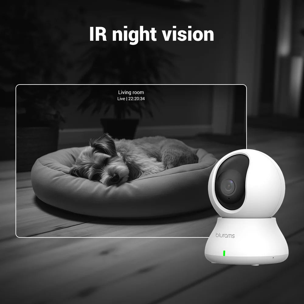 AI-Powered 2K HD Night Vision Security Camera with Live Two-Way Audio & Smart Motion Detection free shipping