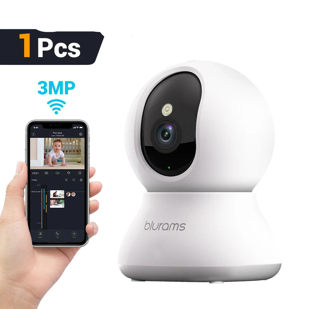 AI-Powered 2K HD Night Vision Security Camera with Live Two-Way Audio & Smart Motion Detection free shipping